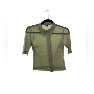 Y2k Sheer Blouse